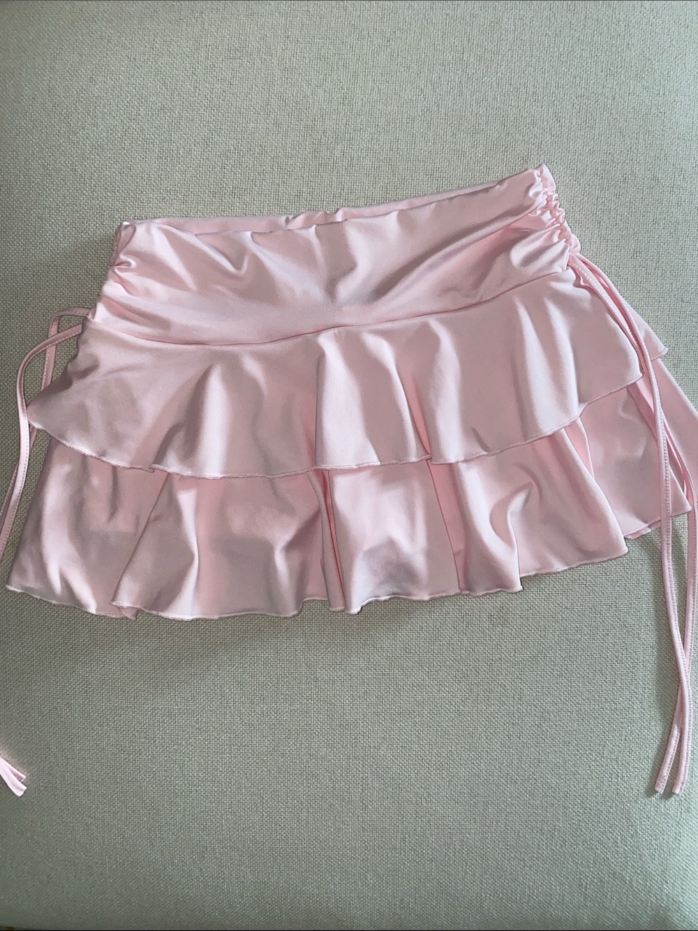SHEIN Pink Ruffle Athletic Mini Tennis Skirt Size XS